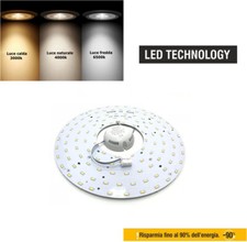 Circolina LED modulo di ricambio calamita tubo neon per plafoniera 16 22 32 54W 