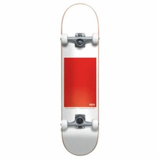 Skate Completo Globe G0 Block Serif White Red 8.0'' - Skateboards Professionale