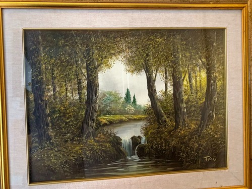Quadro olio tela - su, 50x35