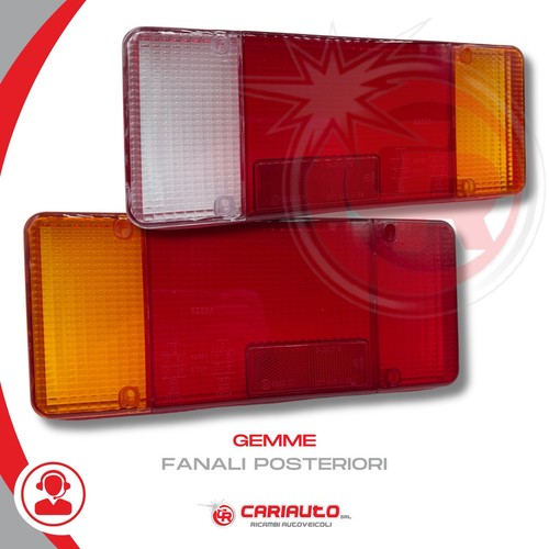 Coppia gemme plastiche fanale - coppia,