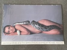 AVEDON, POSTER FIRMATO RICHARD, NASTASSJA KINSKI E IL SERPENTE, FOTOGRAFO
