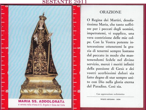 2082 santino holy card madonna - santino,