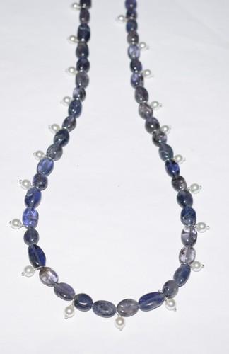 Collana iolite perle perline - collana, e