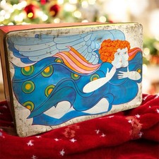 Antica scatola pavesi natale - scatola,