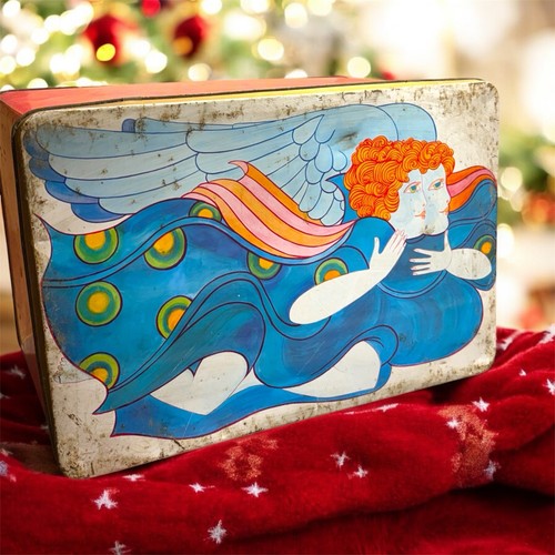Antica scatola pavesi - pavesi, natale