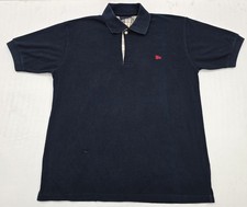 Polo Burberry uomo blu navy