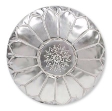 Pouf in ecopelle marocchino