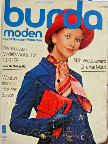 Vecchio quaderno moda burda - vecchio,