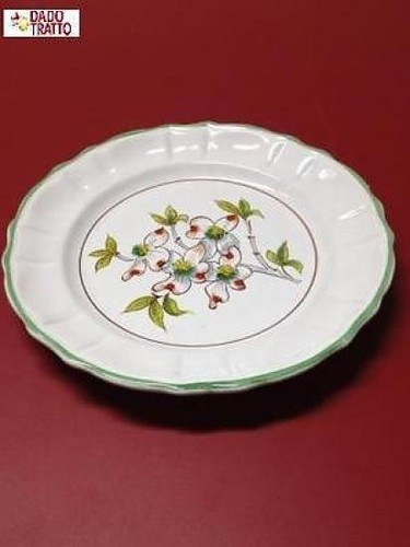 Piatto ceramica decorato a - piatto,