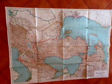 CARTA GEOGRAFICA DEL LEVANTE DELLA CONSOCIAZIONE TURISTICA ITALIANA 1942