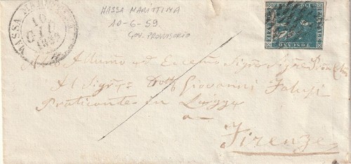 6020 toscana lettera del - del, 1859