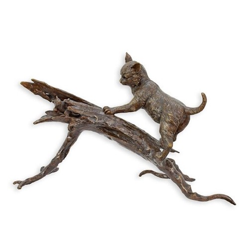 Scultura bronzo gatto e - scultura,