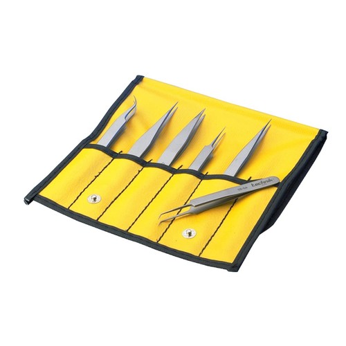 Set pinzette acciaio inox - inox, 6