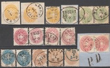 1863/64 Austria - serie Stemma