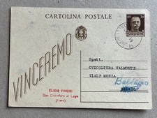 Intero postale regno uso - s),
