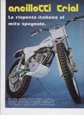 advertising Pubblicità-MOTO ANCILLOTTI TRIAL CT 12 1977-MOTOITALIANE TRIAL EPOCA