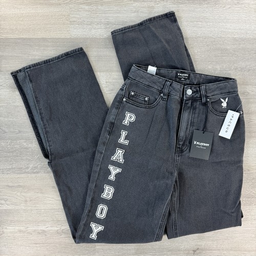 Jeans donna denim - nero, playboy