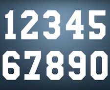 NUMERI PER MAGLIA CALCIO ANNI 80 MATCH WORN ISSUED SHIRT MAILLOT TRIKOT JERSEY