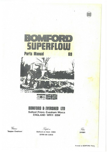Bomford coltivatore superflow - bomford,