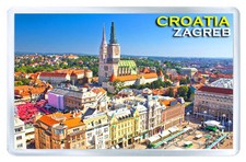 Croazia Zagabria Fridge Magnet