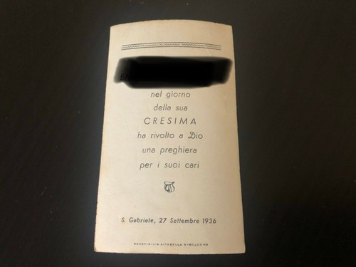 1936 ricordo della - ricordo,