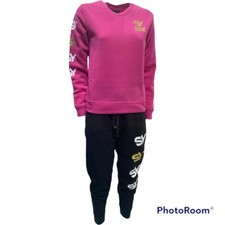 tuta donna/ragazza passeggio/sportiva sweet years felpata invernale 