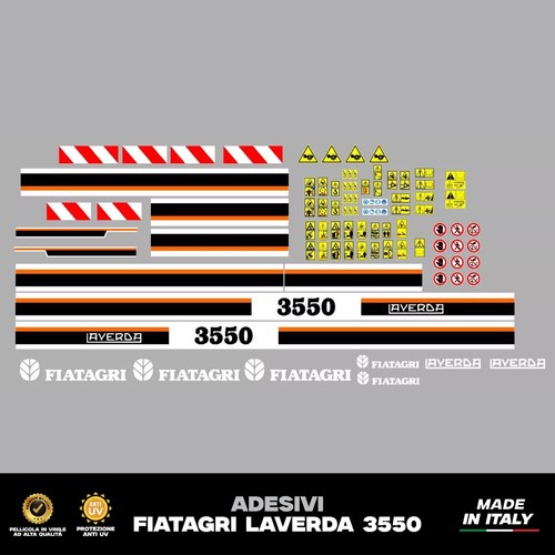 Fiatagri laverda 3550 adesivi - fiatagri,