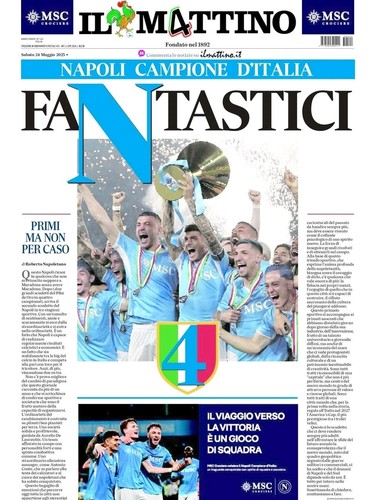 Giornale napoli campione - napoli,