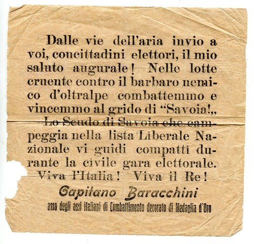 1917 volantino stampa - -,
