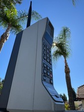 Raro telefono vintage Motorola DynaTAC Pulsar 8000X in mattoni extra spessi