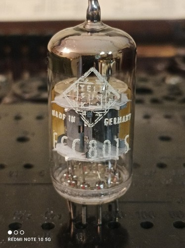 Tubo ecc801s telefunken - tubo,