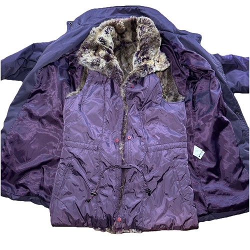 Cappotto invernale viola