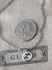 Bracciale Gucci autentico logo gg argento
