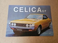 Toyota Celica GT Brochure Di Vendita Concessionaria D'epoca 
