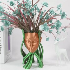 Vaso artistico con volto