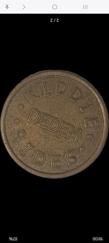 Gettone kiddie rides dedem - kiddie,