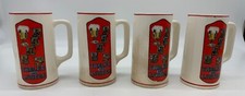 Set 4 tazze birra vintage con