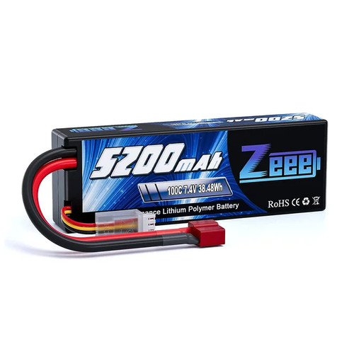 Zeee 5200mah 80c lipo - zeee, 7.4v