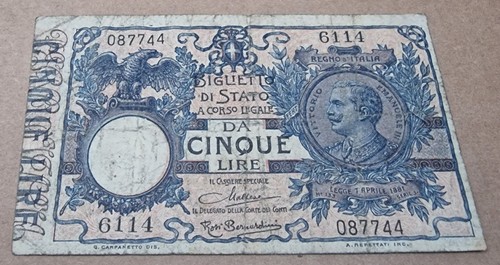Rara cinque lire - rara,