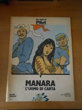 fumetto d'autore-GLI ALBI PILOT n.1-MANARA-L'UOMO DI CARTA-sc.9