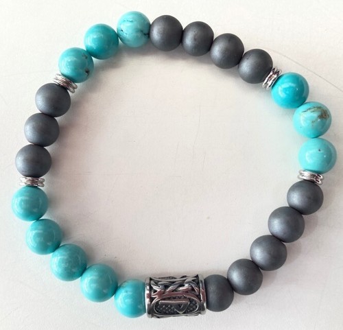 Braccialetto pietre ematite - braccialetto,