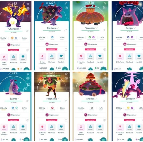 Pokémon shiny gigantamax - pokémon, |