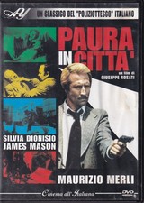 PAURA IN CITTA' DVD POLIZIOTTESCO Rosati 1976 Maurizio Merli Ottimo M11031