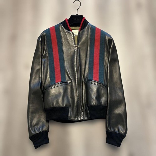Gucci giubbotto bomber pelle - bomber,