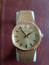 reloj automatico hombre Eterna Matic de Oro 18 Klts, caja, esfera y brazalete. 