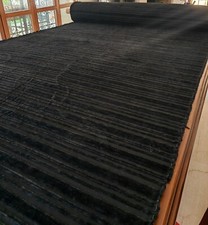 Tessuto a righe velluto nero – alta qualità – metraggio o rotolo intero