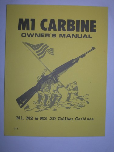 Carbine owner manual m1 - owner's,