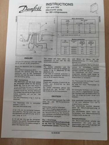Unità elettronica danfoss 12v - elettronica,