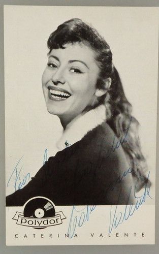 Autografo attrice italiana