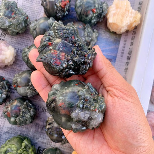 1pc african bloodstone - 1pc,